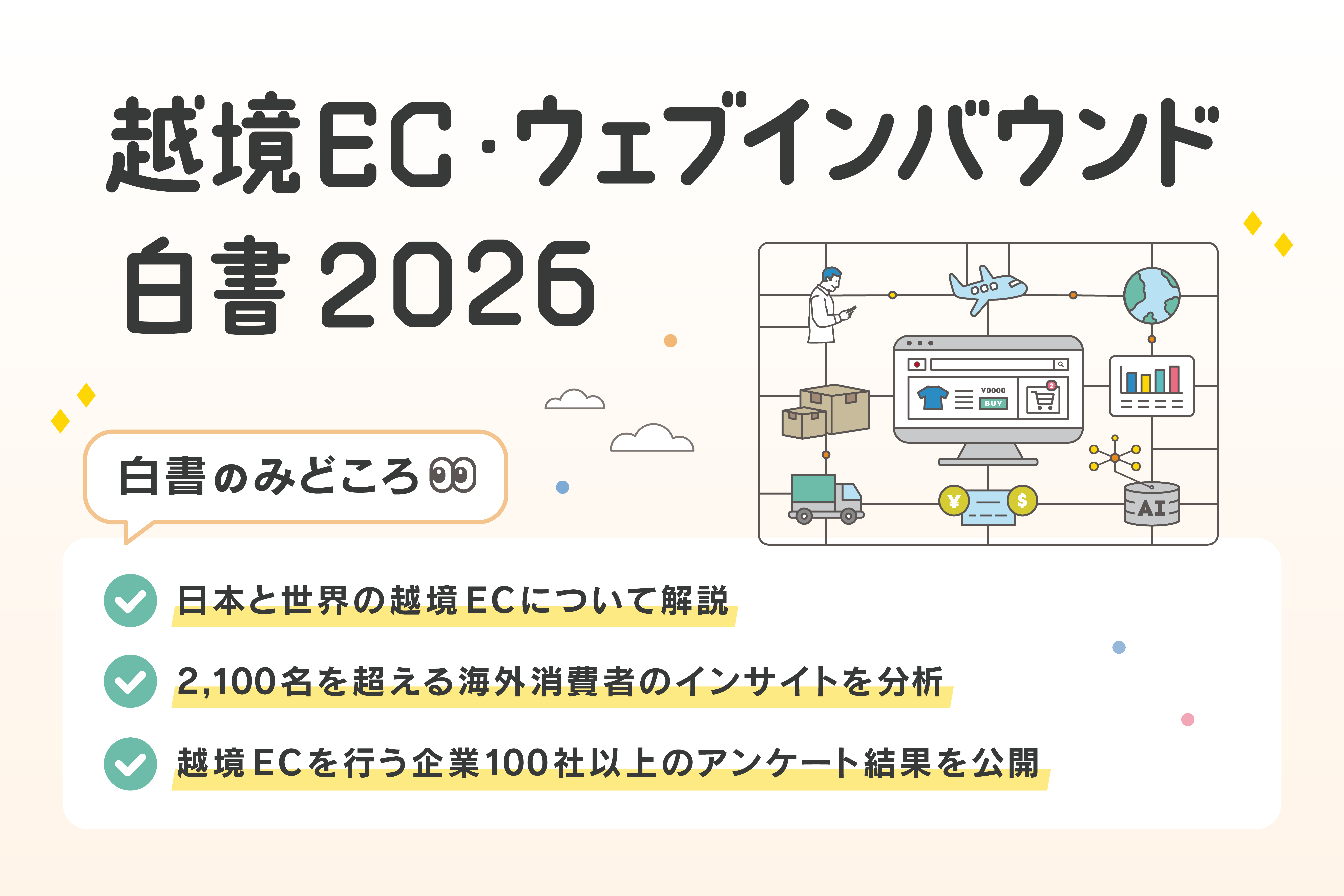 ジグザグ、「越境EC・ウェブインバウンド®白書 2026」を公開。国内企業